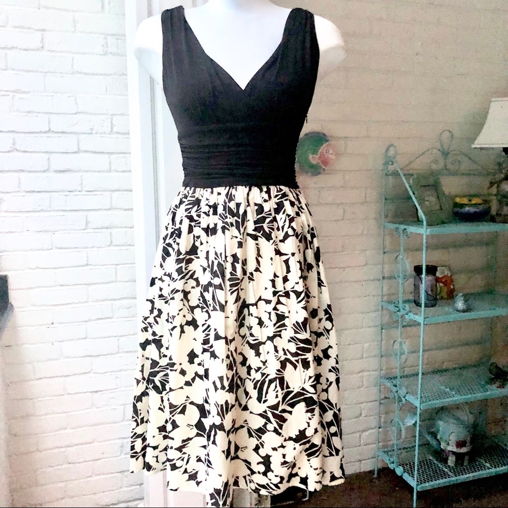 Beautiful Dress with Stretchy Top & Full Skirt!